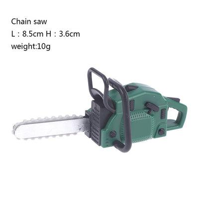 2-in-1 Mini Chainsaw Keyring: Portable Chainsaw Tool + Tool Enthusiast Collectible