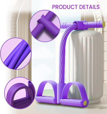 💪2026 latest 8-Tube Pedal Resistance Device - Detachable And Adjustable Pedal Resistance Device