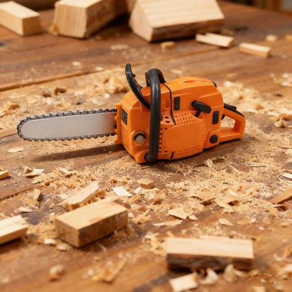 2-in-1 Mini Chainsaw Keyring: Portable Chainsaw Tool + Tool Enthusiast Collectible